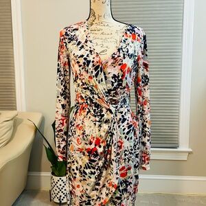 Jessica Simpson Multicolor Long Sleeve Dress